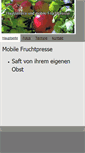 Mobile Screenshot of hausservice-mobile-fruchtpresse.info