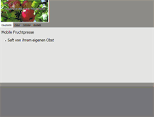 Tablet Screenshot of hausservice-mobile-fruchtpresse.info